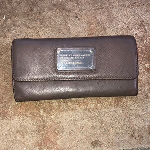 Marc by Marc Jacobs Gray Leather Wallet